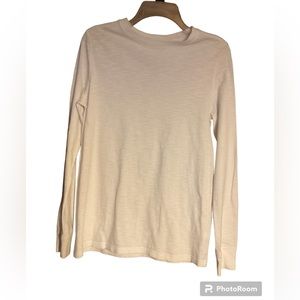 Boy’s Cat & Jack White Long Sleeve T—Shirt. Lightweight.